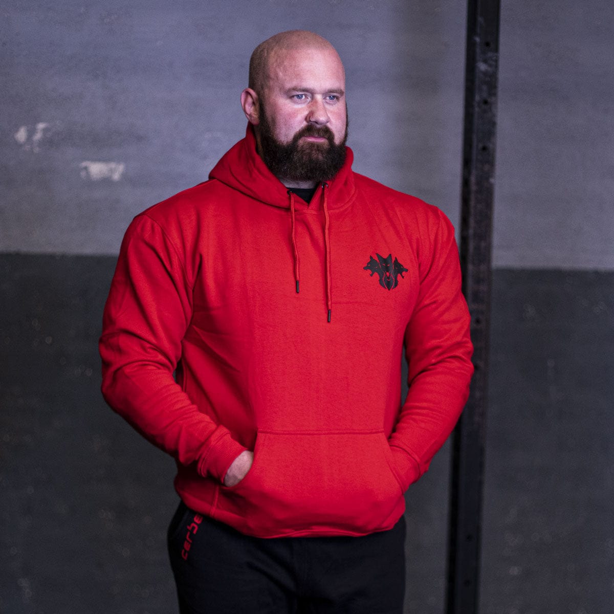 Cerberus Core Red Hoodie - Cerberus-strength