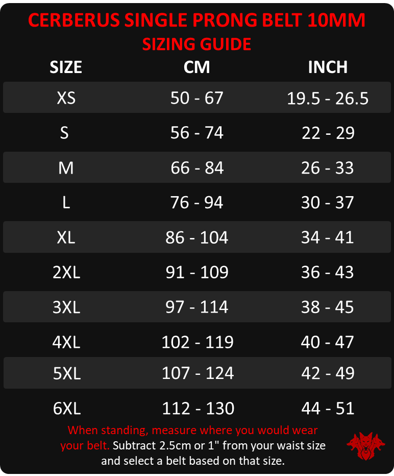 Single Prong Belt (10mm)