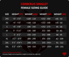 CERBERUS Women's Powerlifting Singlet