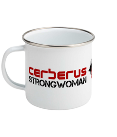 Strongwoman Enamel Mug